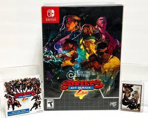 Streets of Rage 4 Collector's Edition + Card + CD  Nintendo Switch  New