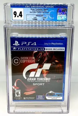 Gran Turismo Sport  PS4  CGC 9.4 A+ Sealed Graded Not VGA  WATA