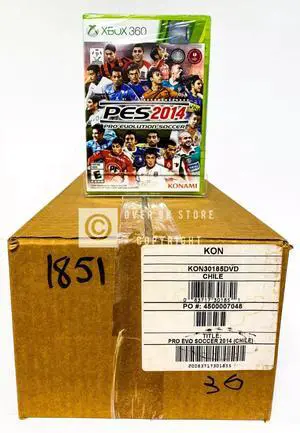 30 x PES Pro Evolution Soccer 2014  Xbox 360    Spanish/Portuguese