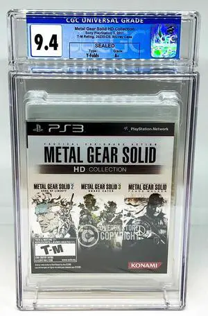 Metal Gear Solid HD Collection  PS3  CGC 9.4 A+ Sealed Graded Not WATA  VGA