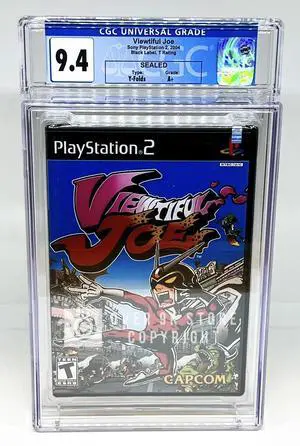 Viewtiful Joe  PS2  CGC 9.4 A+ Sealed Graded Video Game Not VGA  WATA