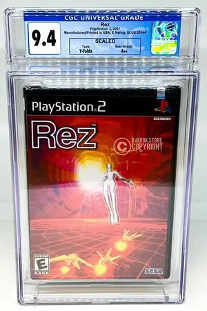 Rez  Playstation 2 / PS2  CGC 9.4 A++ Sealed Graded Not VGA  WATA
