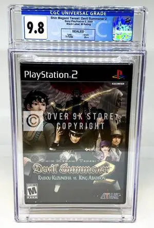 Shin Megami Tensei: Devil Summoner 2  PS2  CGC 9.8 A++ Sealed Not VGA  WATA