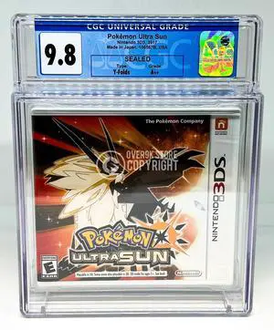 Pokémon Ultra Sun  Nintendo 3DS  CGC 9.8 A++ Sealed Graded Not VGA  WATA #001