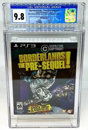 Borderlands: The PreSequel!  PS3  CGC 9.8 A++ Sealed Graded Not VGA  WATA