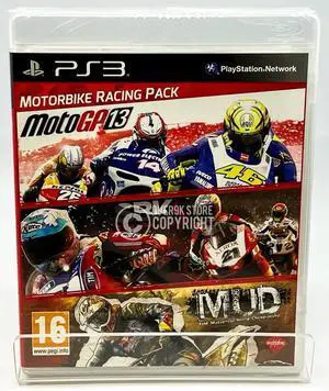 Motorbike Racing Pack MotoGP 13 + SBK + MUD  PS3  New  CASE DAMAGED