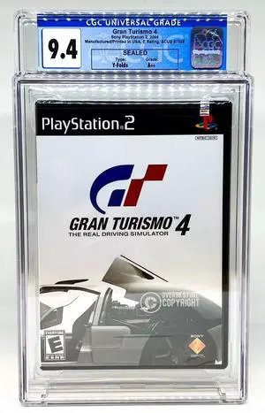 Gran Turismo 4  PS2  CGC 9.4 A++ Sealed Graded Video Game Not VGA  WATA