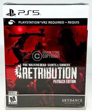 The Walking Dead Saints & Sinners  Ch 2 Retribution Payback Edition  PS5  New