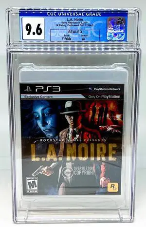 L.A. Noire  PS3  CGC 9.6 A+ Sealed Graded Video Game Not VGA  WATA