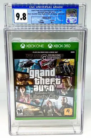 Grand Theft Auto Episodes From Liberty City Xbox One / 360  CGC 9.8 A++ Sealed