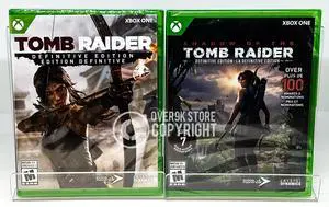 Tomb Raider Definitive + Shadow Of The Tomb Raider Definitive  Xbox One  New