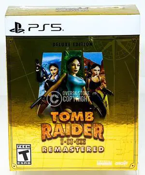 Tomb Raider IIIIII Remastered  Deluxe Edition  PS5  New