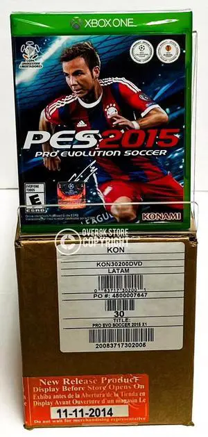 Factory Case of 30 (Sealed) Pro Evolution Soccer PES 2015  Xbox One