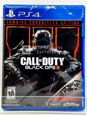 Call of Duty: Black Ops 3 Zombie Chronicles Edition  PS4  New