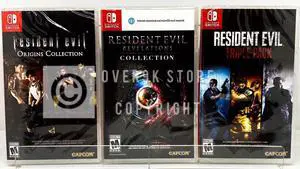 Resident Evil Bundle Triple Pack + Origins + Revelations  Nintendo Switch  New