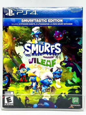 The Smurfs Mission Vileaf  Smurftastic Edition  PS4    Factory Seal