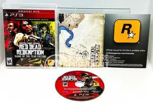 Red Dead Redemption  Game of the Year Edition w/ Map  PS3