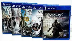 Assassin's Creed Bundle w/ 5 games  PS4  New    READ DESCRIPTI