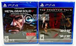 Metal Gear Solid V 5 Ground Zeroes + The Phantom Pain  PS4  New  Factory Seal