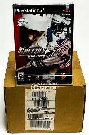 Factory Case of 12 (Sealed) Gretzky NHL 2005  PS2