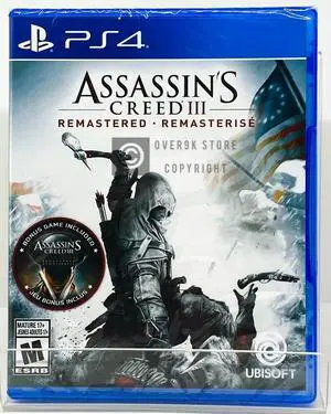 Assassin's Creed III 3 Remastered  PS4