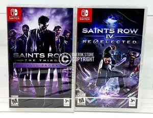 Saints Row: The Third Full Package + Saints Row IV: ReElected  Switch  New