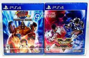 Street Fighter 30th Collection + Street Fighter V 5 Champion Ed  PS4  New