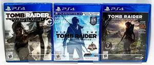 Tomb Raider Bundle with 3 games  PS4