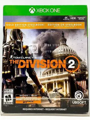 Tom Clancy's The Division 2 Gold Edition Steelbook  Xbox One  New