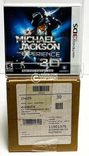 Factory Case of 30 (Sealed) Michael Jackson: The Experince 3D  3DS