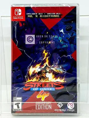 Streets of Rage 4 Anniversary Edition  Nintendo Switch  New