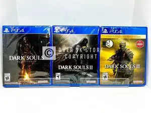 Dark Souls Remastered + SOTFS + Fire Fades Complete Edition  PS4  New