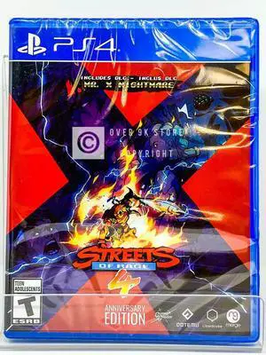 Streets of Rage 4 Anniversary Edition  PS4