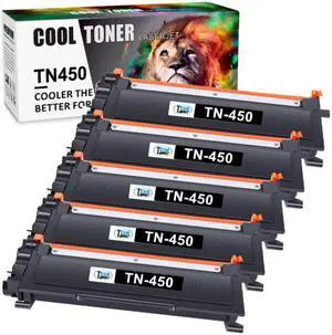 5PK TN450 Toner for Brother HL-2270DW HL-2240 2280DW MFC-7860DW 7360N Lot