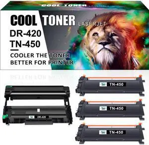 3Pk TN450 Toner 1Pk DR420 Drum for Brother HL-2270DW HL-2240 2280DW MFC-7860DW 7360N Lot