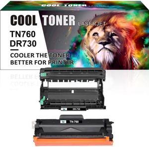 1PK TN760 Toner Cartridge 1PK DR730 Drum for Brother MFC-L2710DW DCP-L2550DW HL-L2395DW