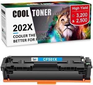 1PK Cyan Toner CF500A CF500X 202X For HP 202A Color LaserJet Pro M281fdw M281cdw M254dw