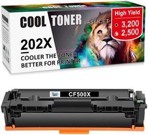 1PK Black Toner CF500A CF500X 202X For HP 202A Color LaserJet Pro M281fdw M281cdw M254dw