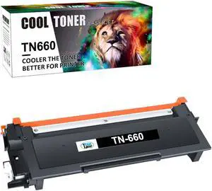 1 Pack TN660 Toner Cartridge Compatible With Brother TN630 HL-L2320D MFC-L2700DW