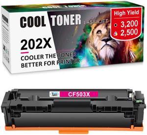 1PK Magneta Toner CF500A CF500X 202X For HP 202A Color LaserJet Pro M281fdw M281cdw M254dw