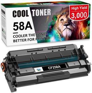 2PK Toner CF258A Compatible for HP 58A Toner LaserJet Pro M404n M404dn M428fdw No Chip Lot