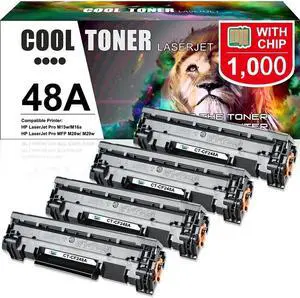 4PK Compatible for HP 48A Toner CF248A LaserJet Pro M15w M16a MFP M28w M28a M29w 4PK Compatible for HP 48A Toner CF248A LaserJet Pro M15w M16a MFP M28w M28a M29w