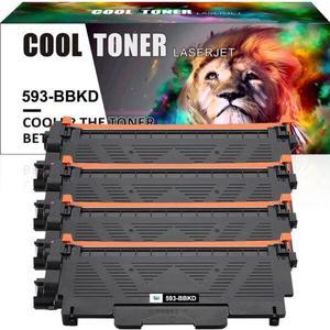 4Pack Toner 593BBKD Comaptible for Dell E310 Laser E514dw E515 dn dw