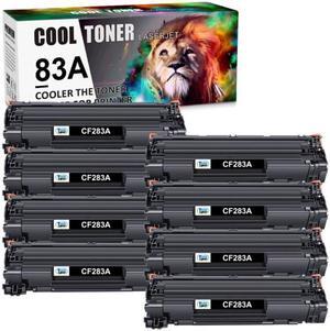 8PK Toner CF283A Cartridge Compatible With HP 83A LaserJet Pro M125a M127fn MFP