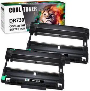 2x DR730 Drum Compatible for Brother MFC-L2710DW MFC-L2750DW HL-L2395DW
