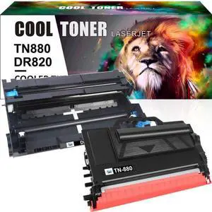 1 Pack TN880 Toner + 1 Pack DR820 Drum Compatible With Brother HL-L6200DWT L6250DW MFC-L6900DW