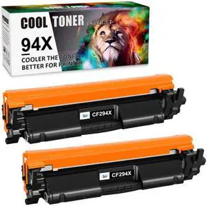 2 Pack Black 94X CF294X Toner Compatible With HP LaserJet Pro MFP M118dw M148dw M149fdw