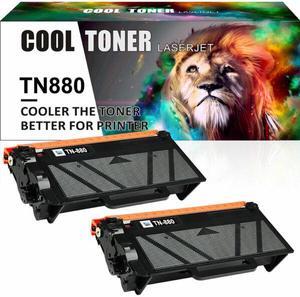 2 Pack TN880 Toner Compatible With Brother HL-L6200DWT L6250DW MFC-L6900DW
