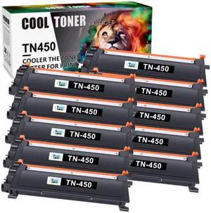10 Pack TN450 Toner Compatible for Brother HL-2270DW DCP-7065DN