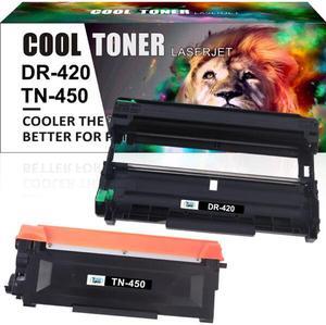 1 TN450 Toner + 1 DR420 Drum Unit Compatible for Brother HL-2270DW DCP-7065DN
